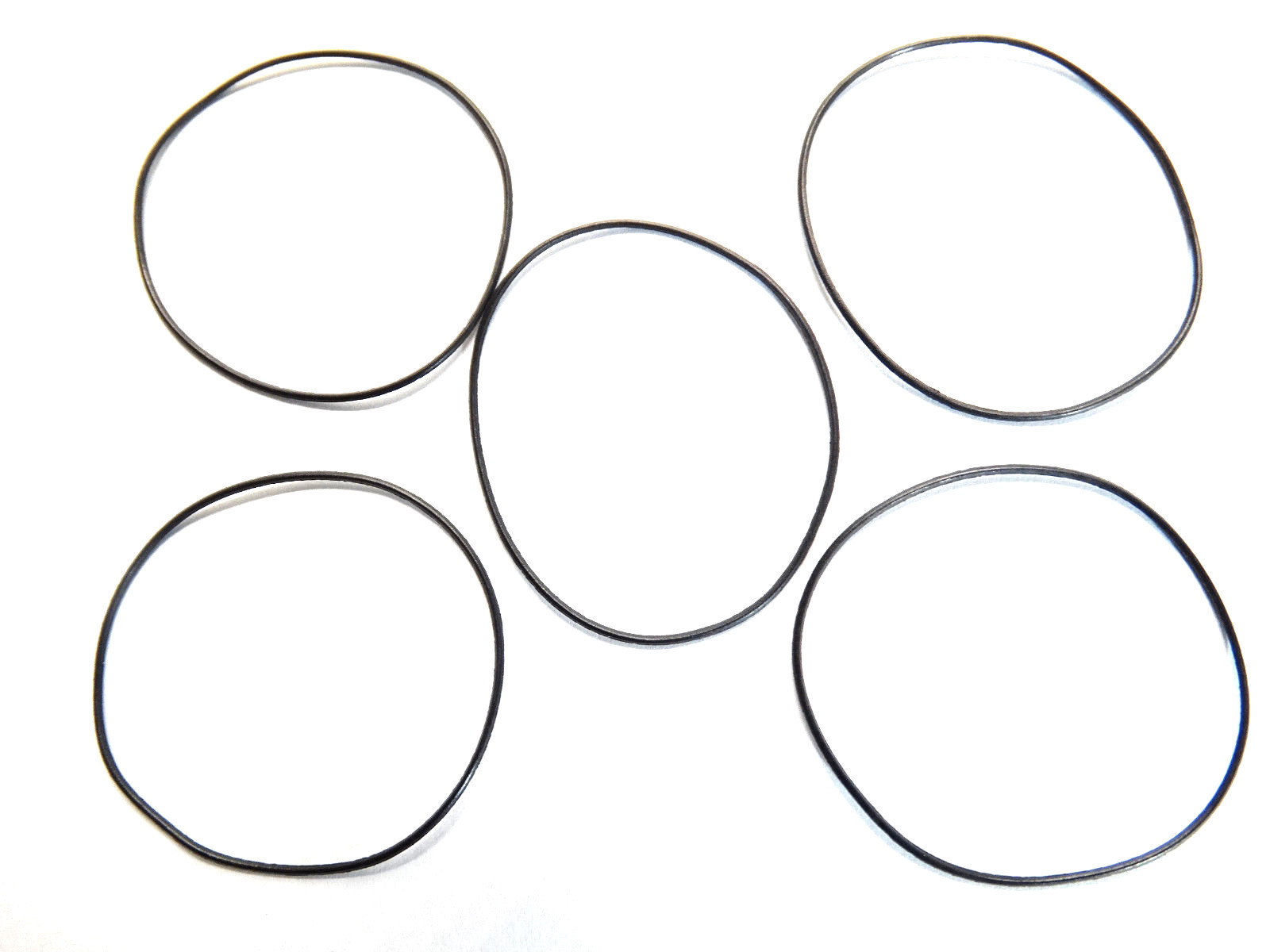 Gaskets 5 Pack, O-Ring Seals Sizes 12×0.6mm to 30×0.6mm