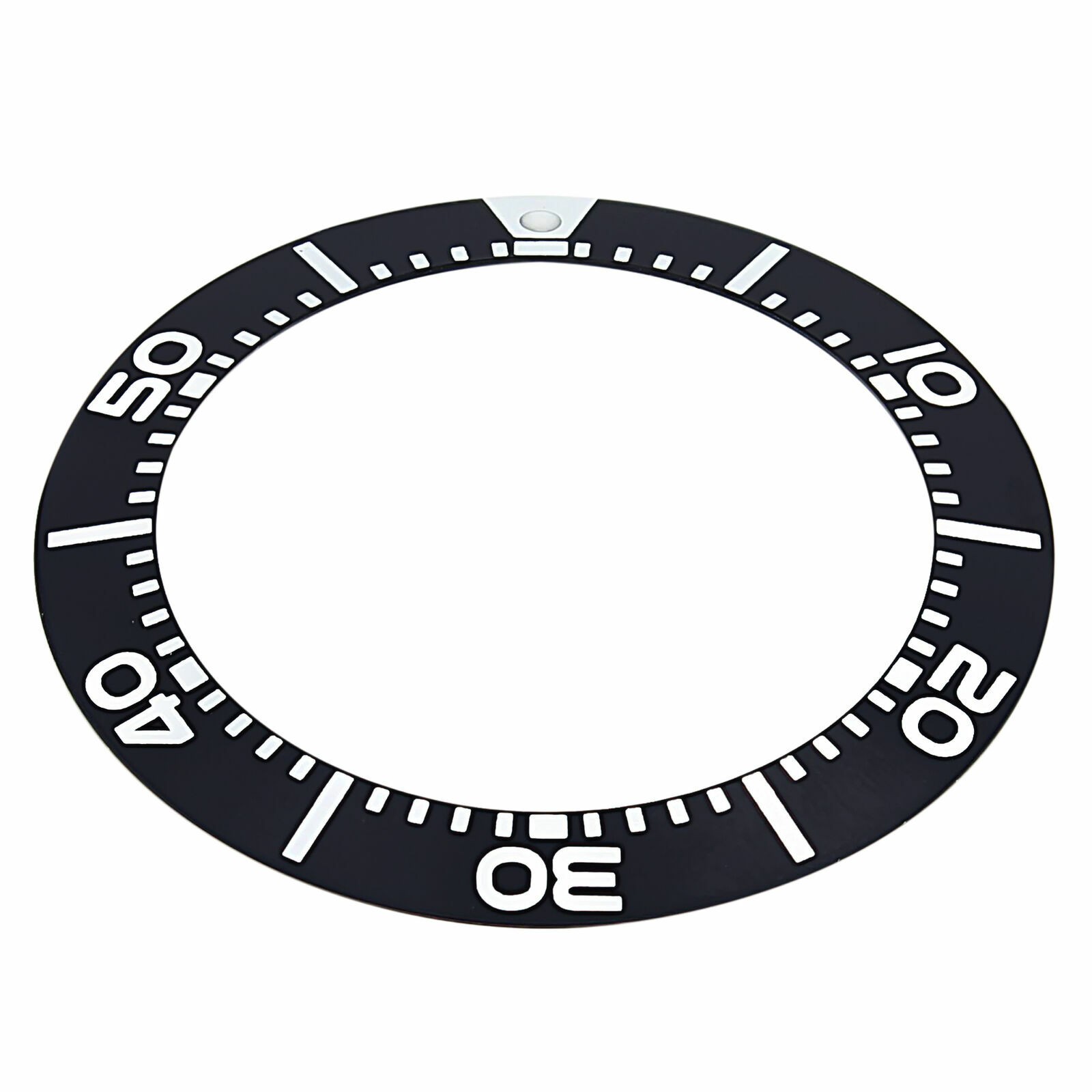 BEZEL INSERT FOR SEIKO PROSPEX DIVER 200M WATCH SKA371 KINETIC SBCZ025 BLACK