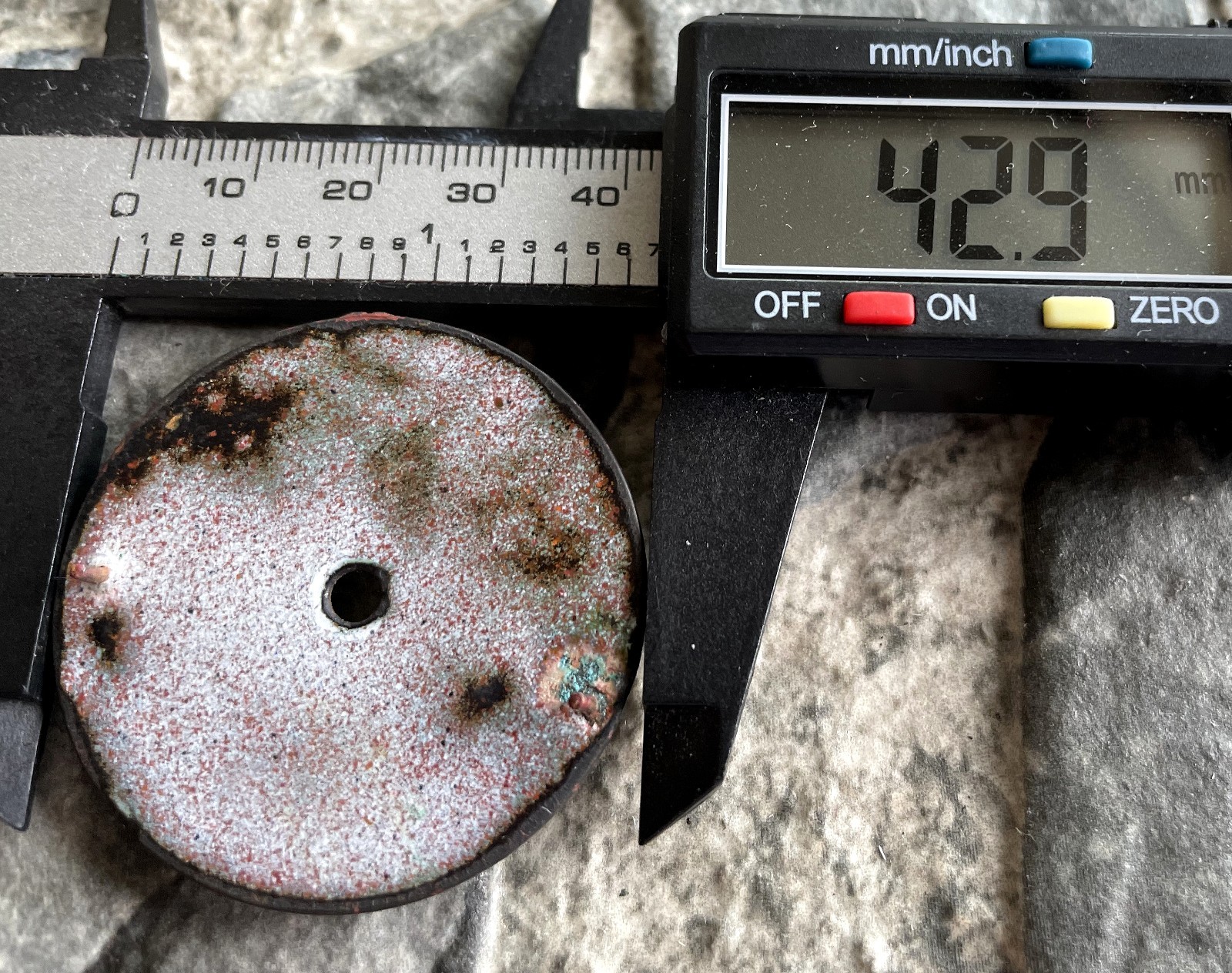✩ Antique ROSKOPF SYST PRIMA TRAIN DIAL for pocket watch d: 42.9mm