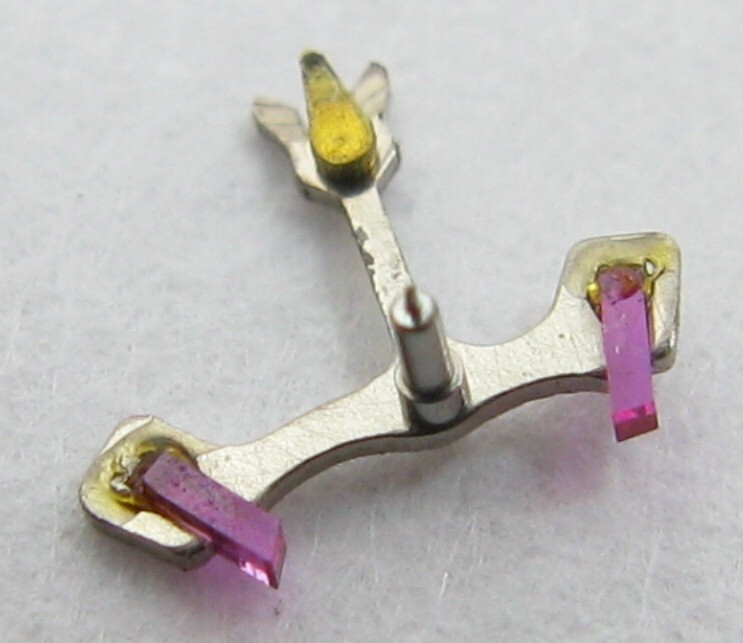 Poljot 3133 chronograph watch movement part anchor / pallet #710