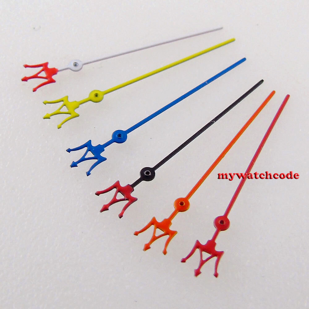 Red orange green Fork Style Watch Second Hand for NH35 NH36 SKX 007 7S26 movemen