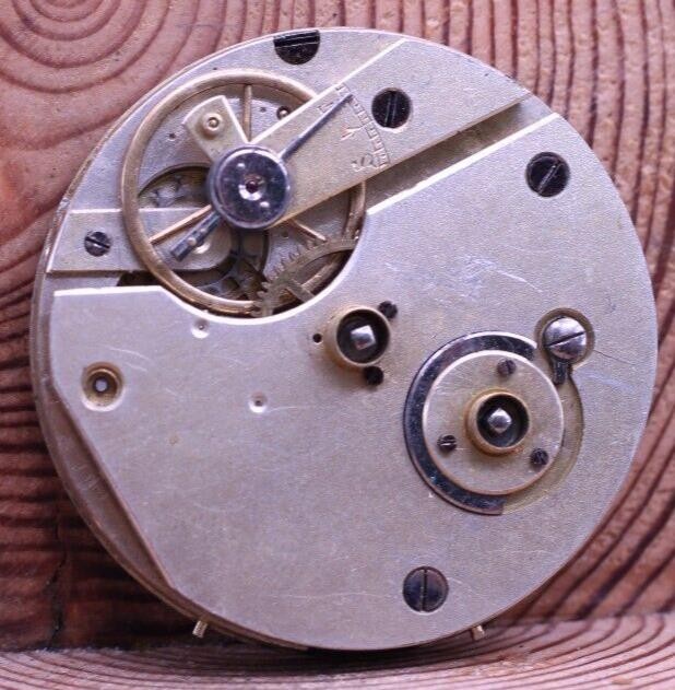 HIGH GRADE KEYWIND POCKET WATCH MOVEMENT 40.5mm FOR REPAIR (KD)