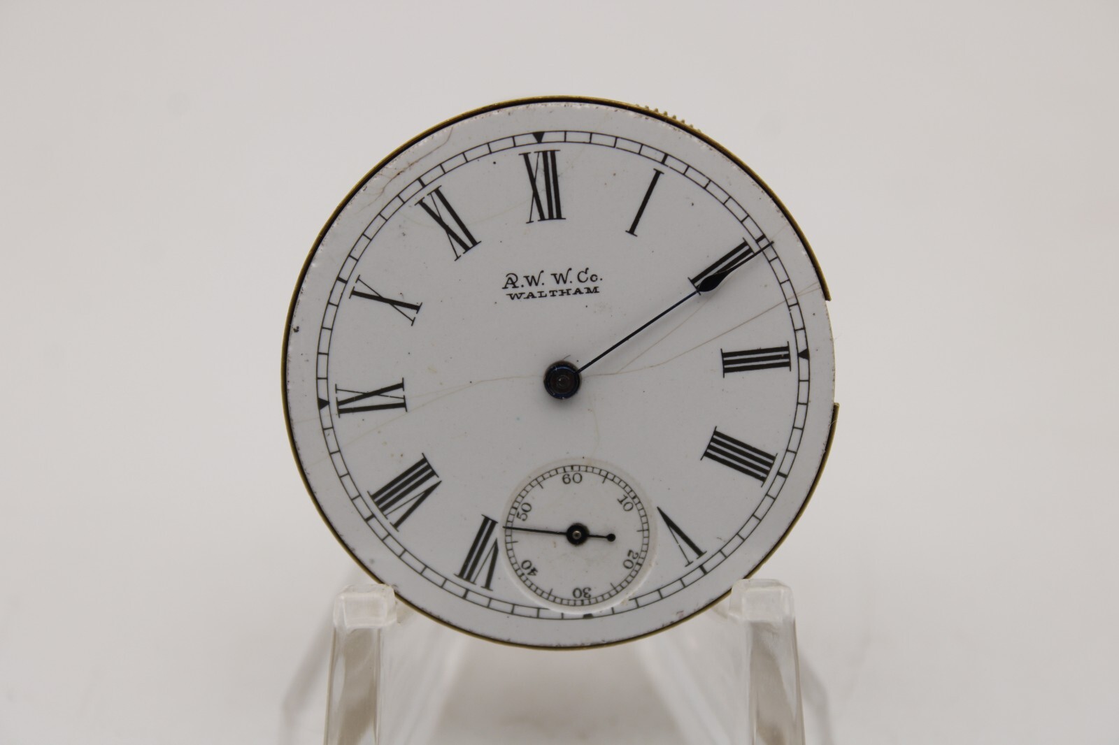 1891 WALTHAM POCKET WATCH MOVEMENT 4923641 GRADE: J 6s 7j (SR)