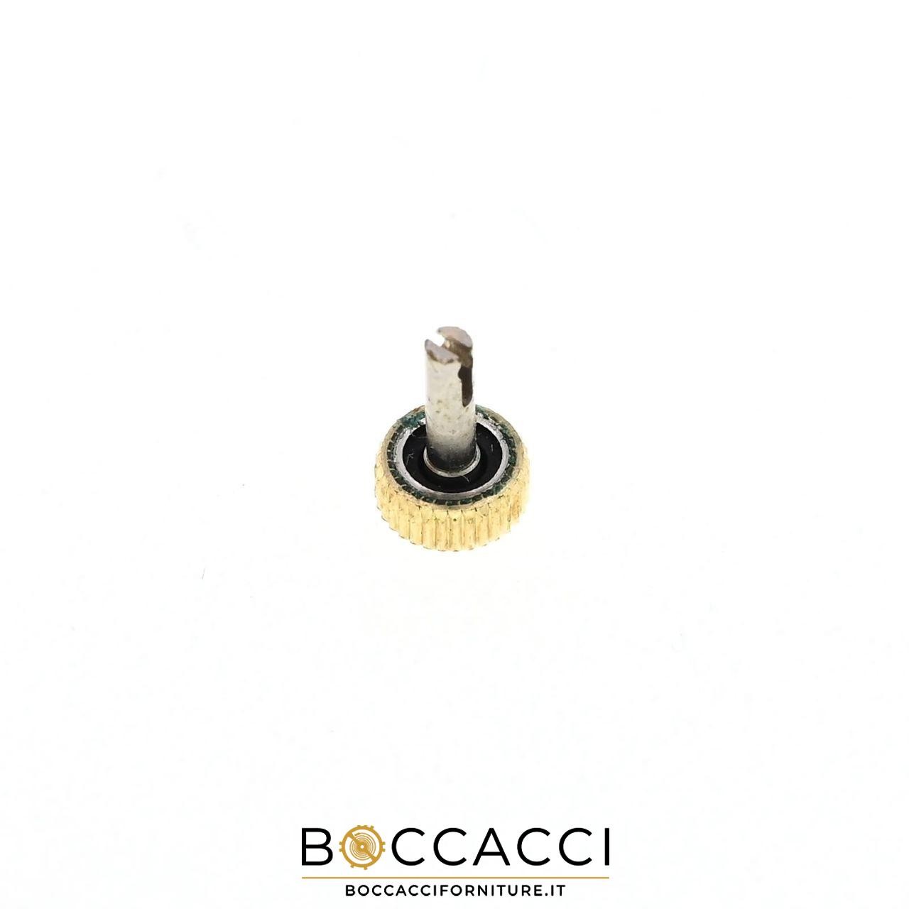 OMEGA 43022 Yellow Gold Crown Ø 3.75mm Tube 2.0mm (EXCELLENT STATE)