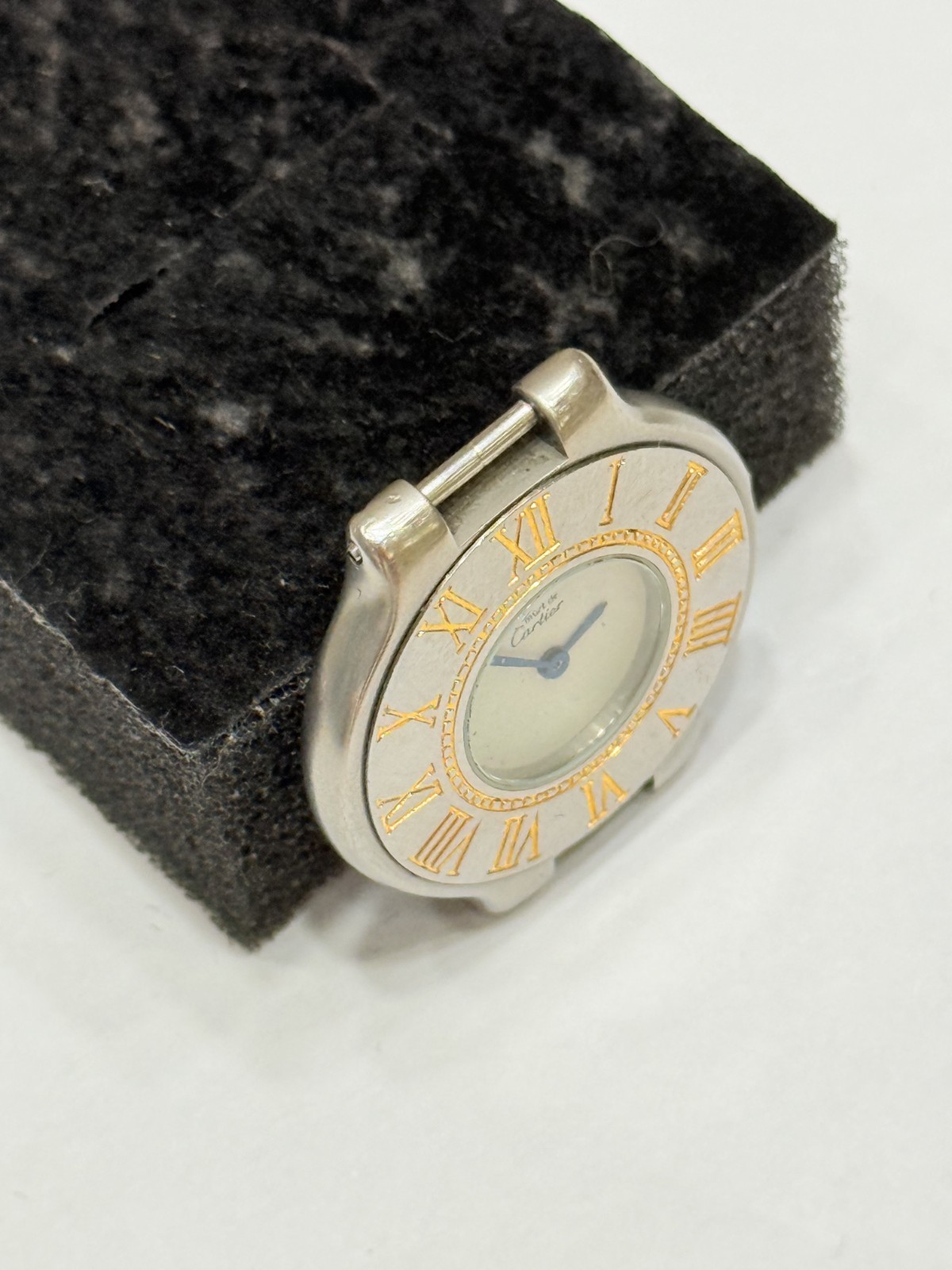 Must De Cartier Quartz Cal.81 Swiss Made Selling For Parts Genuine Swiss Made