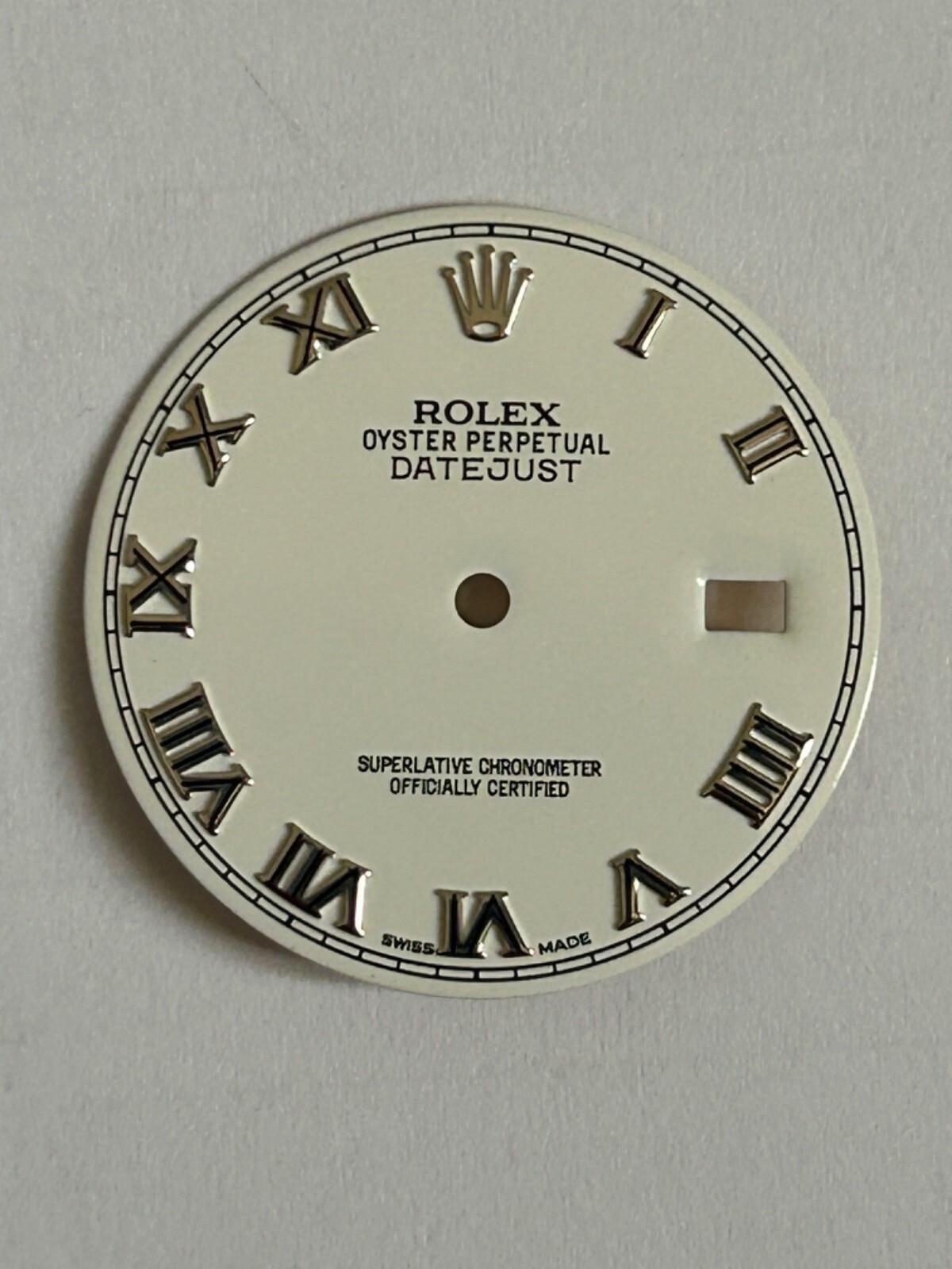 NEW Original Rolex Datejust 116200 white Dial with Roman Date from 2019