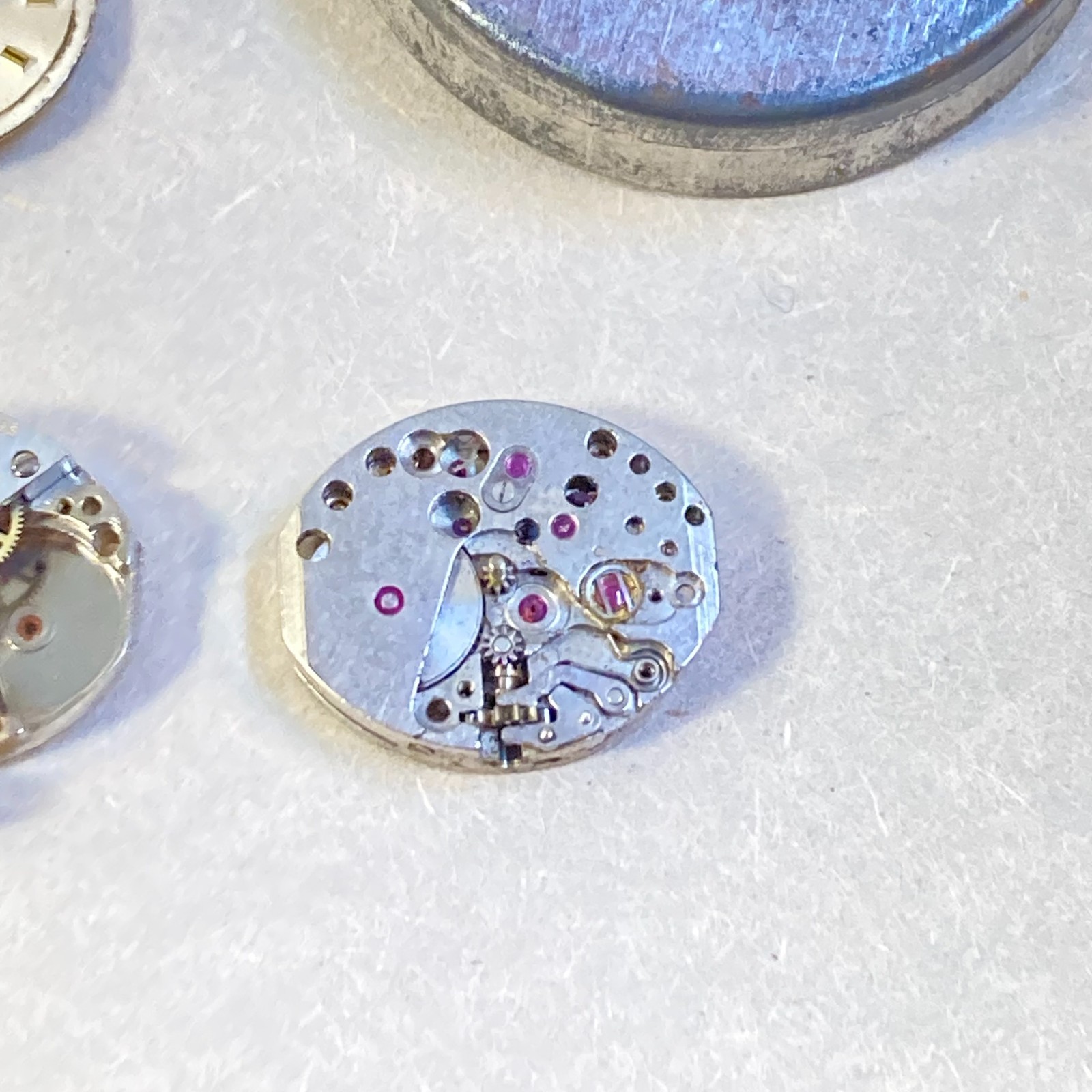 Vintage Watch Movement Hands & Parts 25 & 17 Jewel Non-Working Parts or Repair