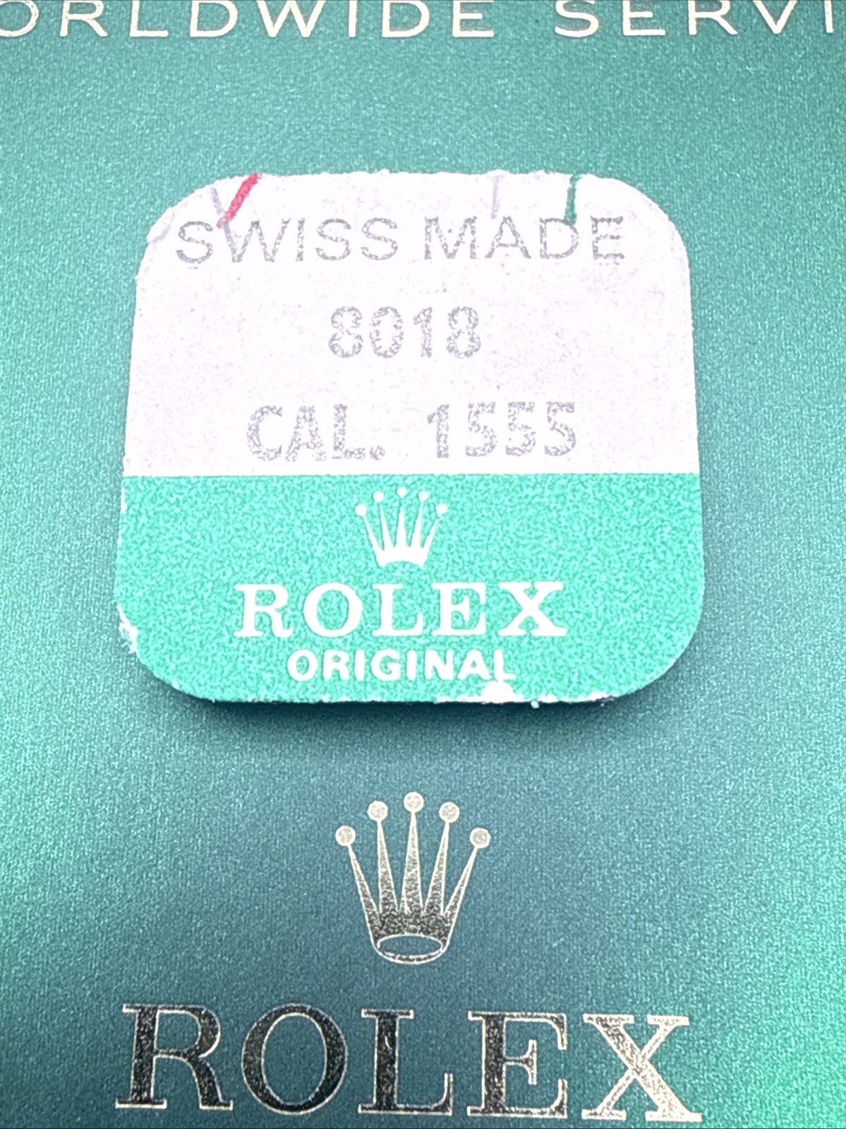 Rolex Caliber 1555 Part 8018 – Genuine Escape Wheel (NOS)