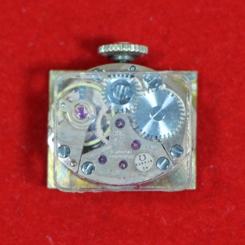 Vintage – Omega – Gold Dial – 1100 – 17-Jewel – Watch Movement – Keeps Time
