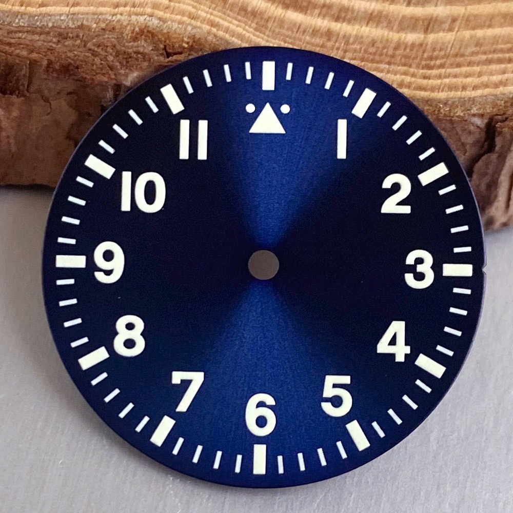 36mm pilot style Steel Watch Case For Miyota 8215/NH35/PT5000 Sapphire Glass