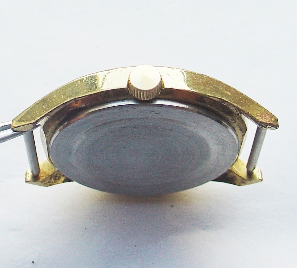 Vintage Mens watch Luch Belarus (USSR) Black Dial
