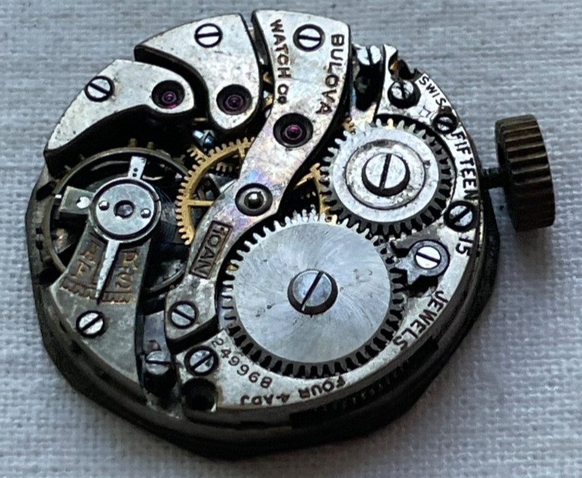 Bulova 10AN – movement for mens watch AS IS, lot1407
