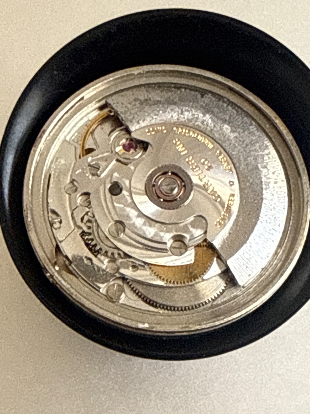 Cartier Automatic Movement Vintage Pasha Cal 20 need Clean for repair eta 2824
