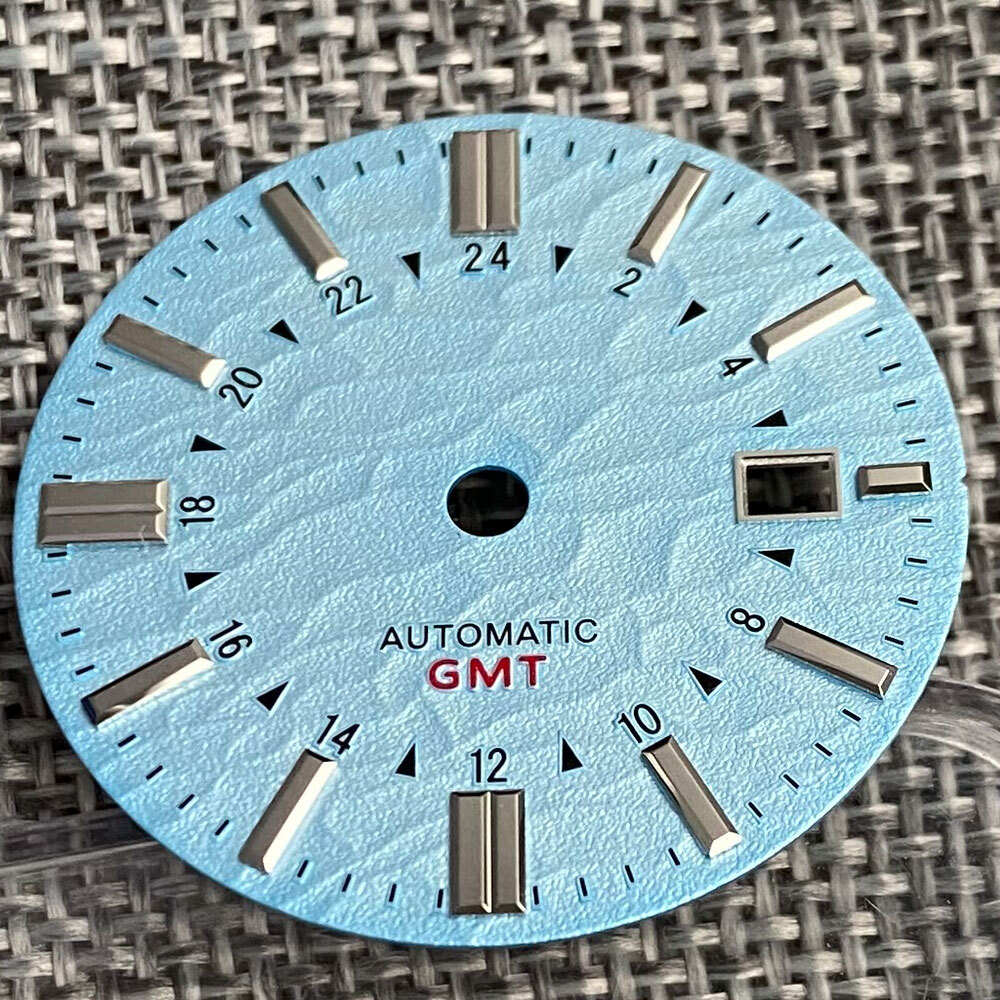 33.5mm Black dial luminous mark fit Vintage Style Japan NH34A Movement Watch