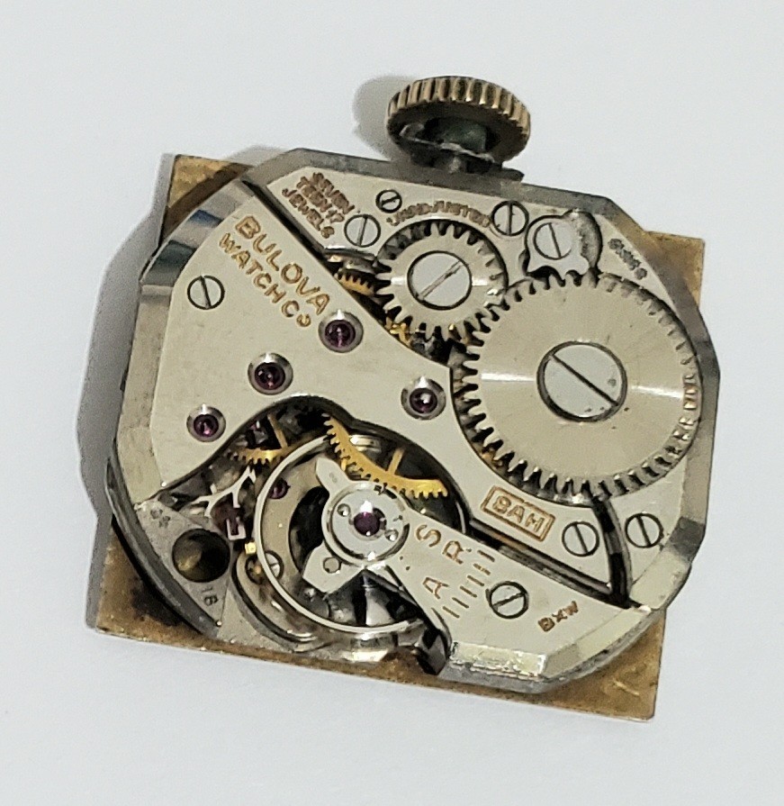 Bulova Cal. 8AH 17Jewels Movement for Parts or Repair