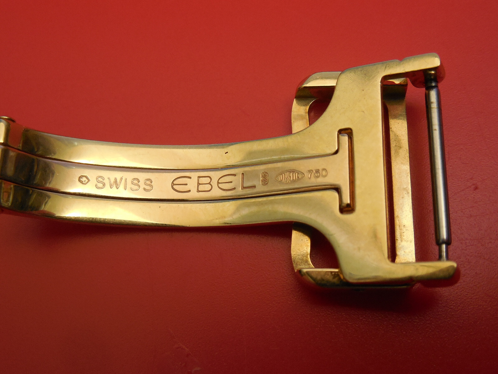EBEL SOLID 18K GOLD 18MM / 22MM DEPLOYMENT CLASP BUCKLE FOR DISCOVERY 1911 SPORT