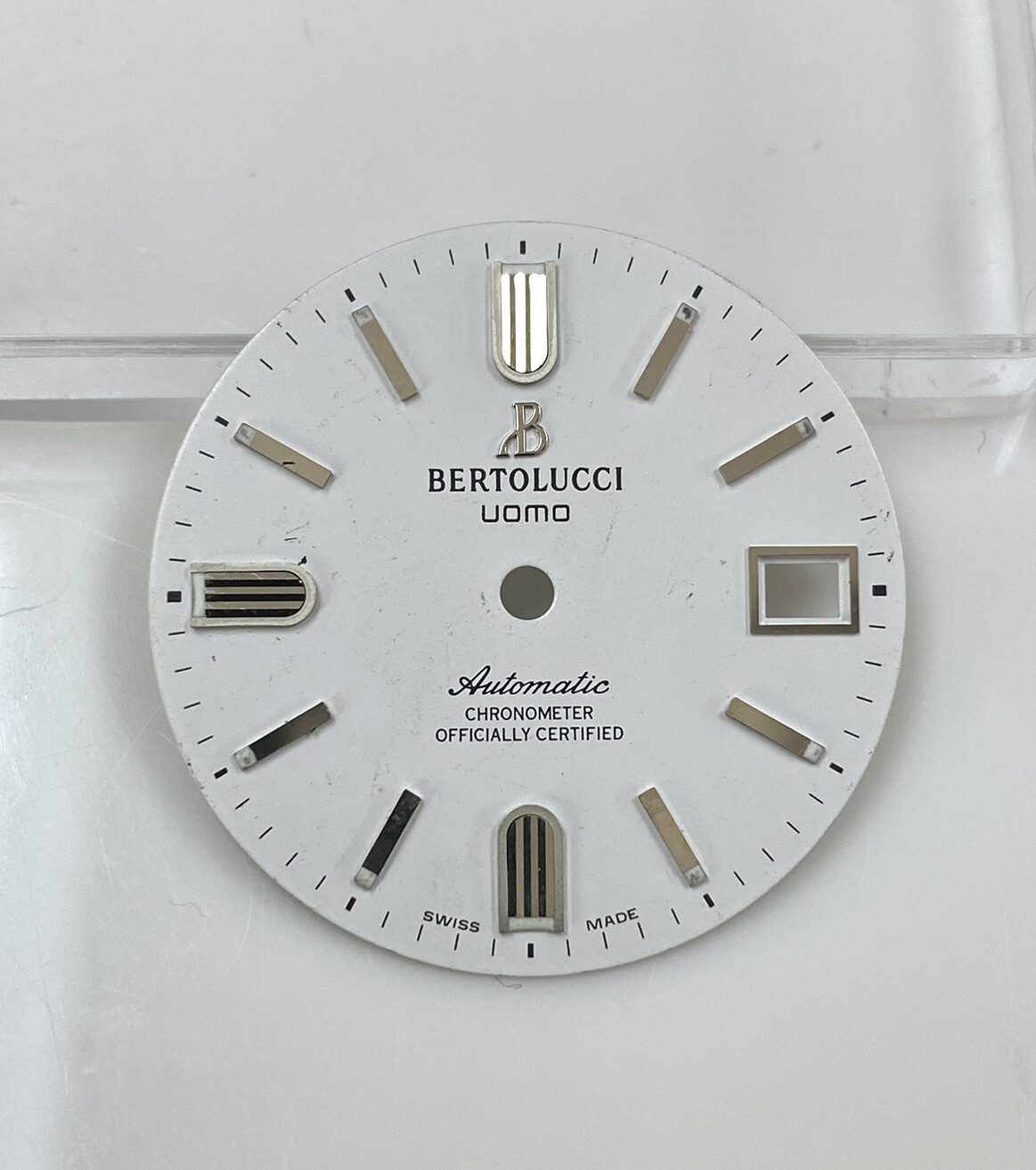 Original Bertolucci Uomo Automatic 28mm White Dial Ref: 884.55.41.10B