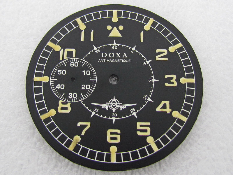 Doxa Laco Aviator Luftwaffe Pilots WWII Re-finished Dial Watch-face EXCELLENT