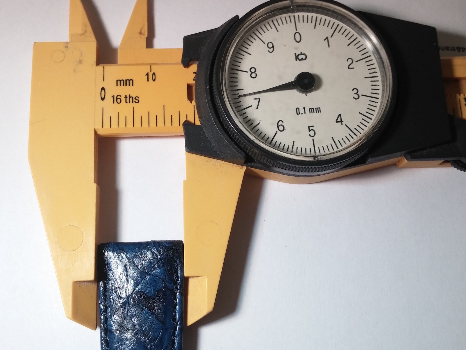 Rado band/strap and buckle, BLUE, 17/14mm Made in Austria, genuine leather