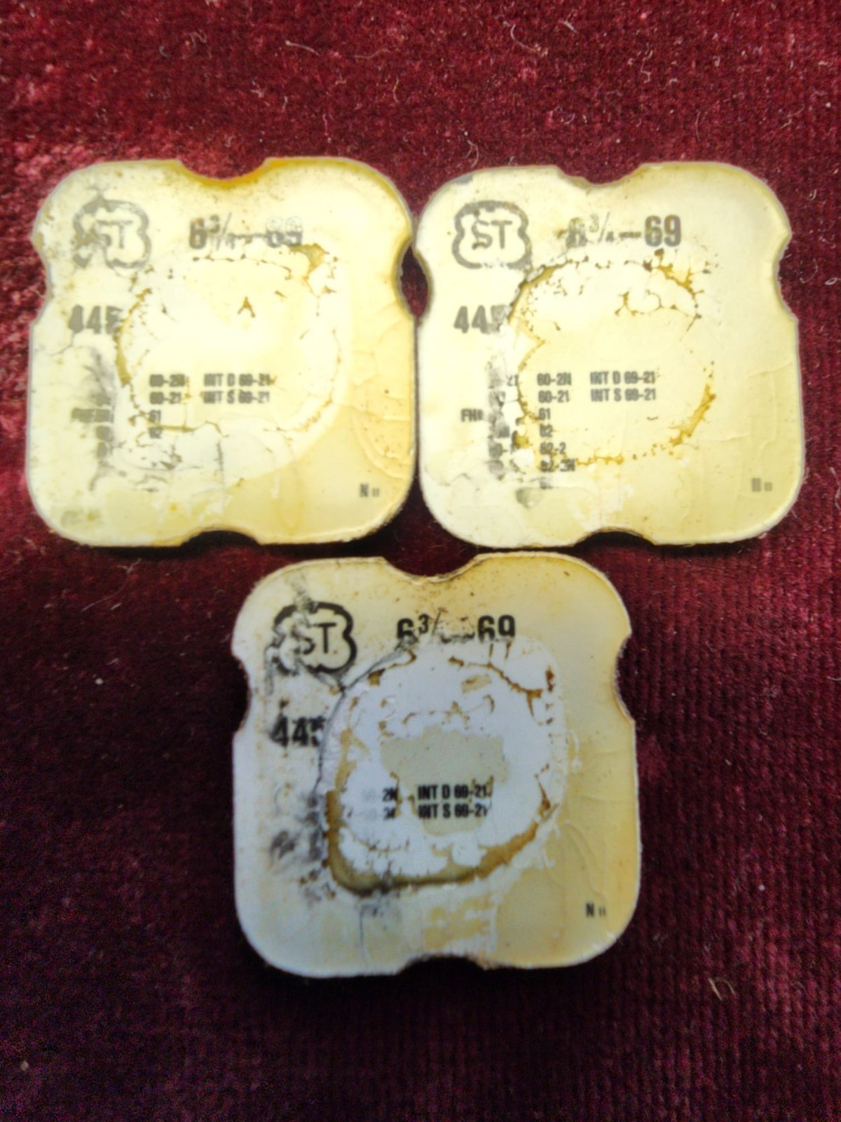 Vintage ST 6¾–69 Balance Cock Parts #445 – Swiss Watch Repair Lot (3 Packs)