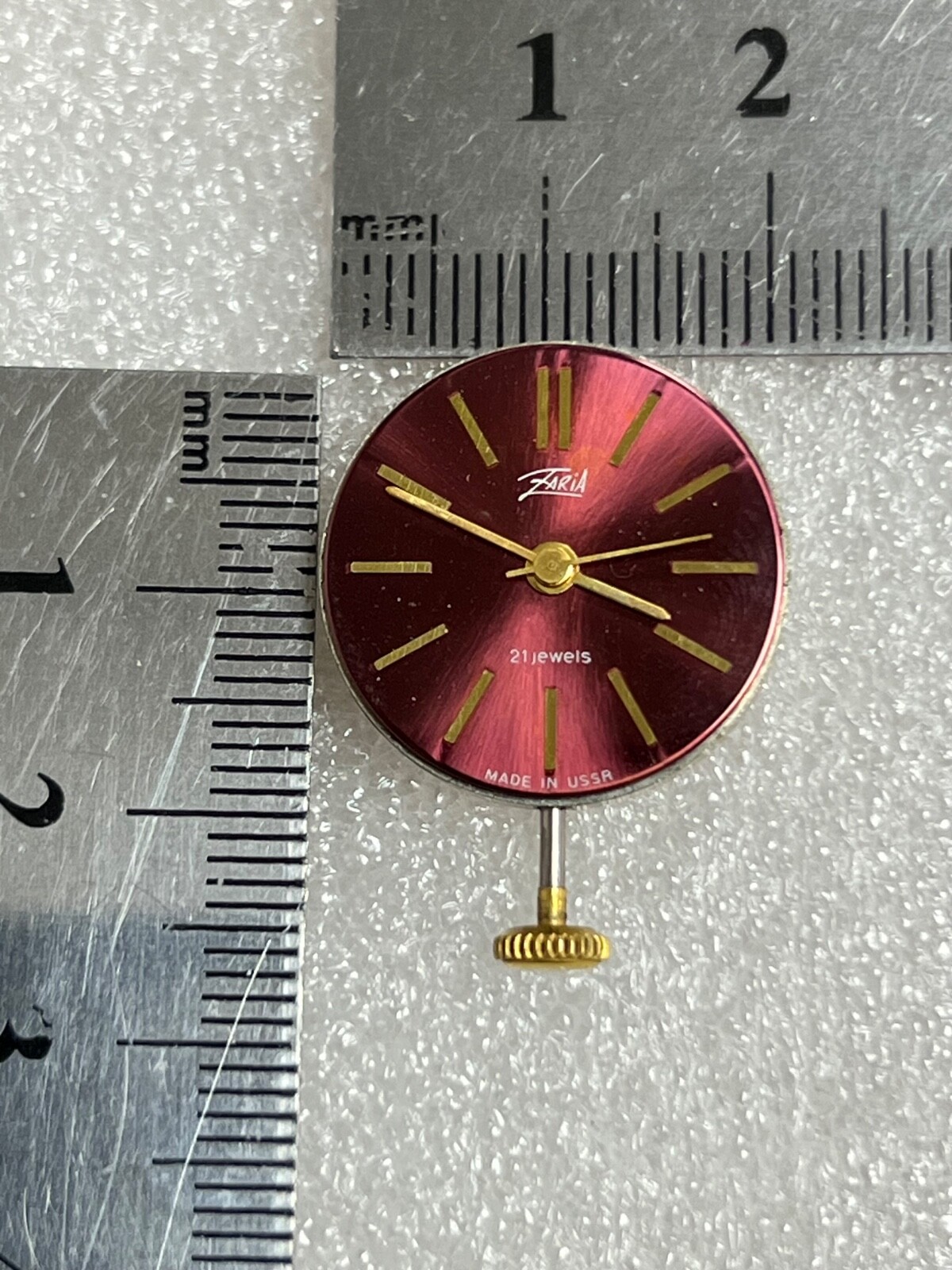 Watch movement USSR ZARJA Cal.2009b plus Dial. Working , for parts