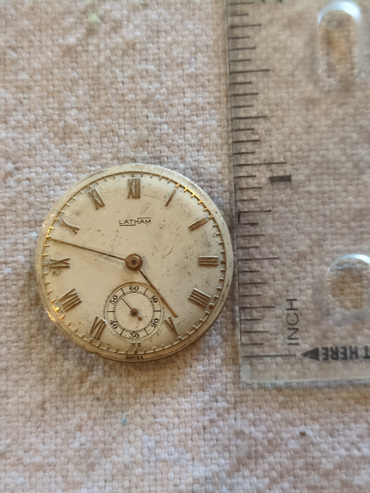 Lot Of 15 Watch Vintage Movements. Accromatic, Invicta, Latham, Dwelsa, Monarch!