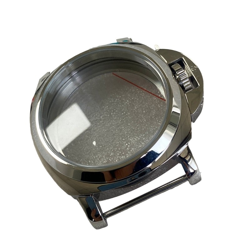 Stable 44mm Stainless Steel Watch Case For Watch Movements Repair Craft Supply