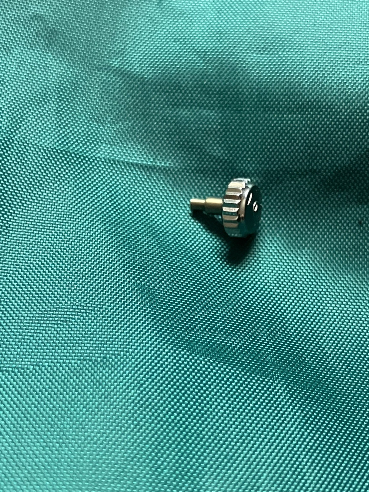Genuine Rolex 6mm Steel twin lock Crown for Datejust 36 41 Etc. Preowned