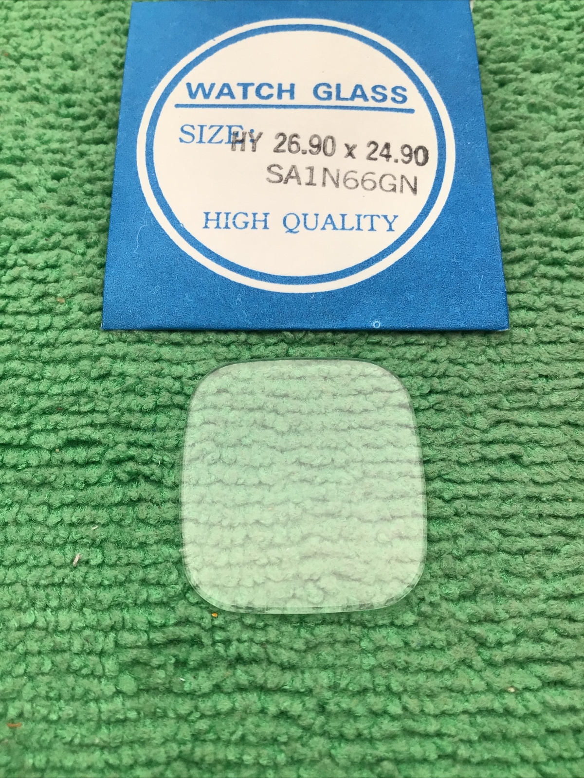 Seiko Watch Crystal SA1N66GN, HY 26.90 x 24.90, NOS