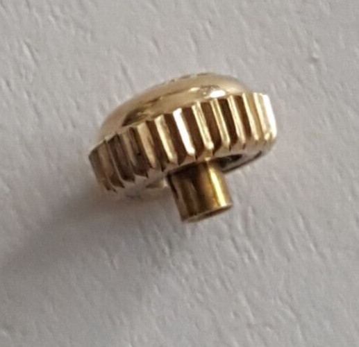 Benrus Water Resistant Gold Plated Crown
