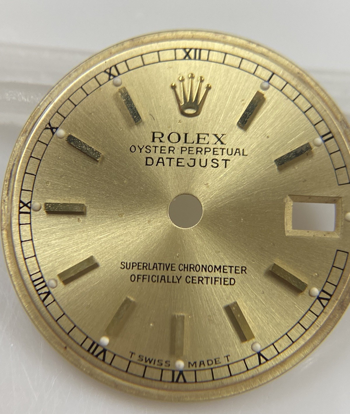 Genuine Rolex 26mm Ladies Datejust 6917 Cal. 2030/2035 Gold Roman Dial