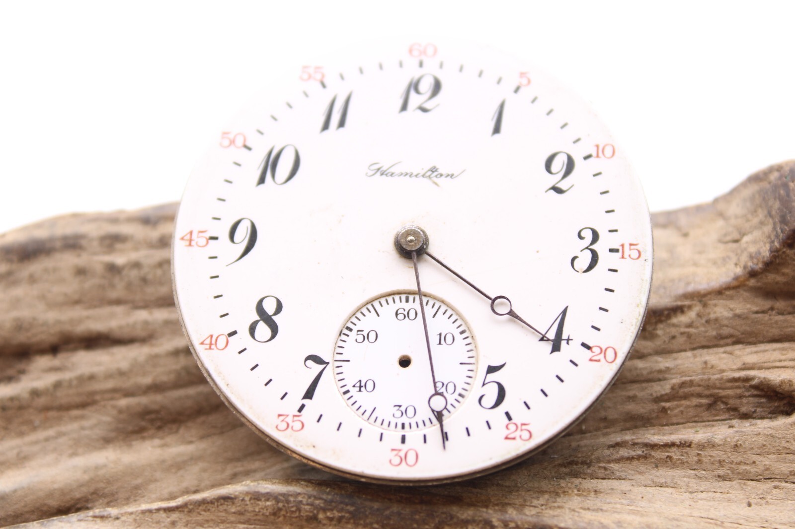1920 HAMILTON POCKET WATCH MOVEMENT 1528482 GRADE 974 16s 17j (GF2)