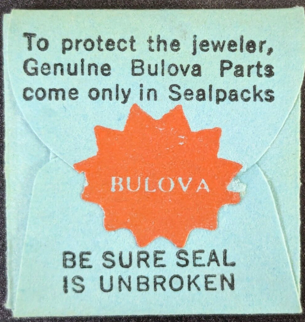 NOS Genuine Bulova 7AK GM 14 Watch Pair of Min/Hr Hands #63/64 Gold Tone Modern