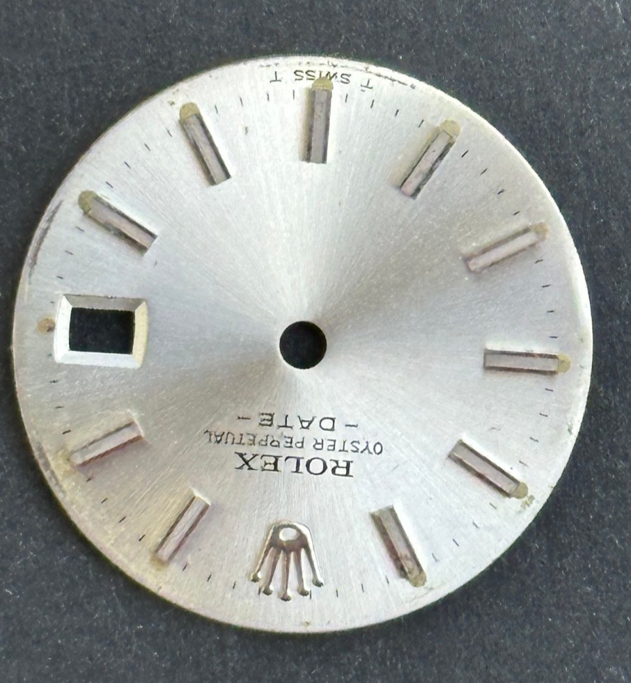 Vintage Rolex Oyster Perpertual Date Watch Dial For 26mm Case 6517 6519 6917