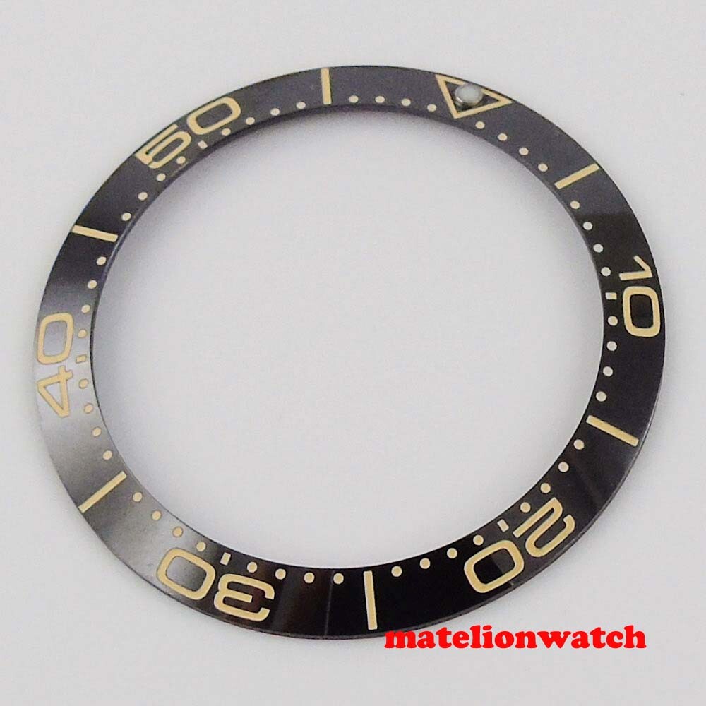 Fashion 38mm Ceramic Watch Bezel insert for Automatic Men’s watch face Parts