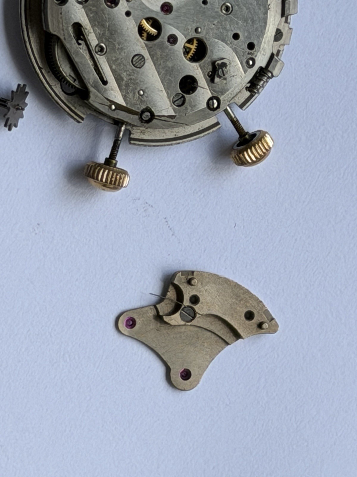 Jaeger LeCoultre Memovox K815 Movement For Parts Or Repair