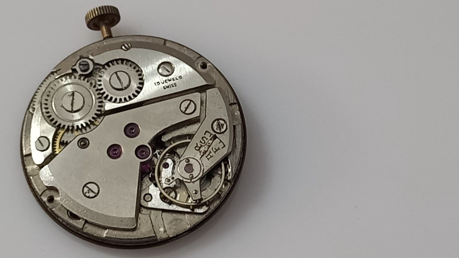 SWISS REGULATOR CAL 200 FHF ( DIAL HANDS & MOVEMENT ) FOR PARTS REPAIR – AS IS