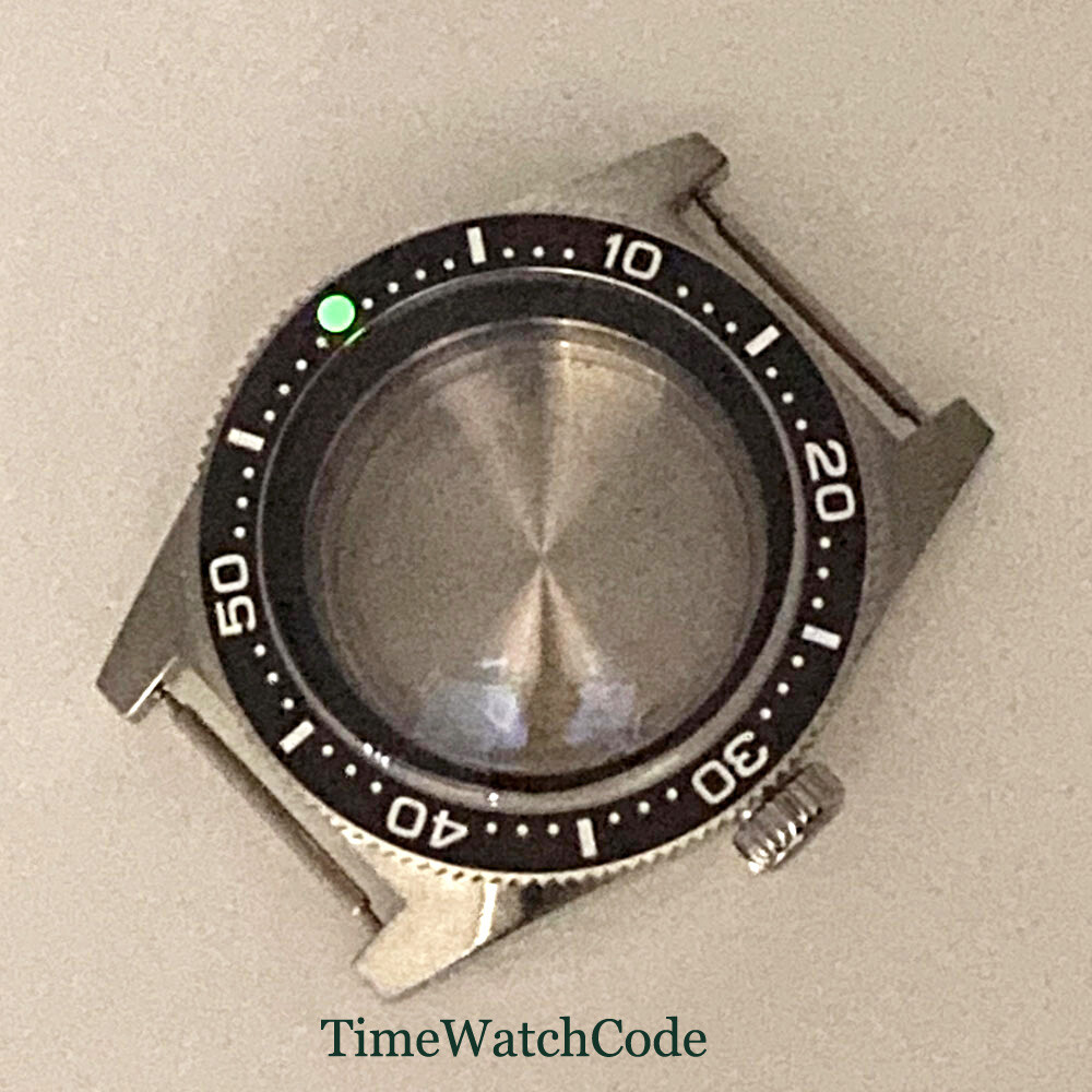 41mm 300m Diving Watch Case Fit NH35A ETA2824 PT5000 Flat/Domed Sapphire Crystal
