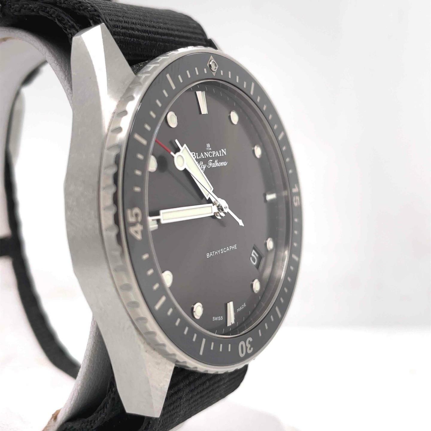 Blancpain Fifty Fathoms Bathyscaphe Meteor 43 mm Grey Dial Men’s 5000-1110-NABA