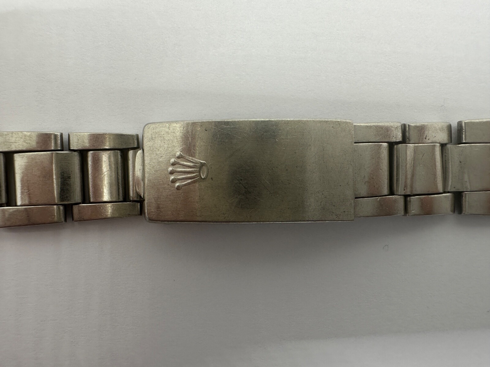 ORIGINAL Rolex 7835 Steel Band Bracelet 19MM 357 Endlinks good length!