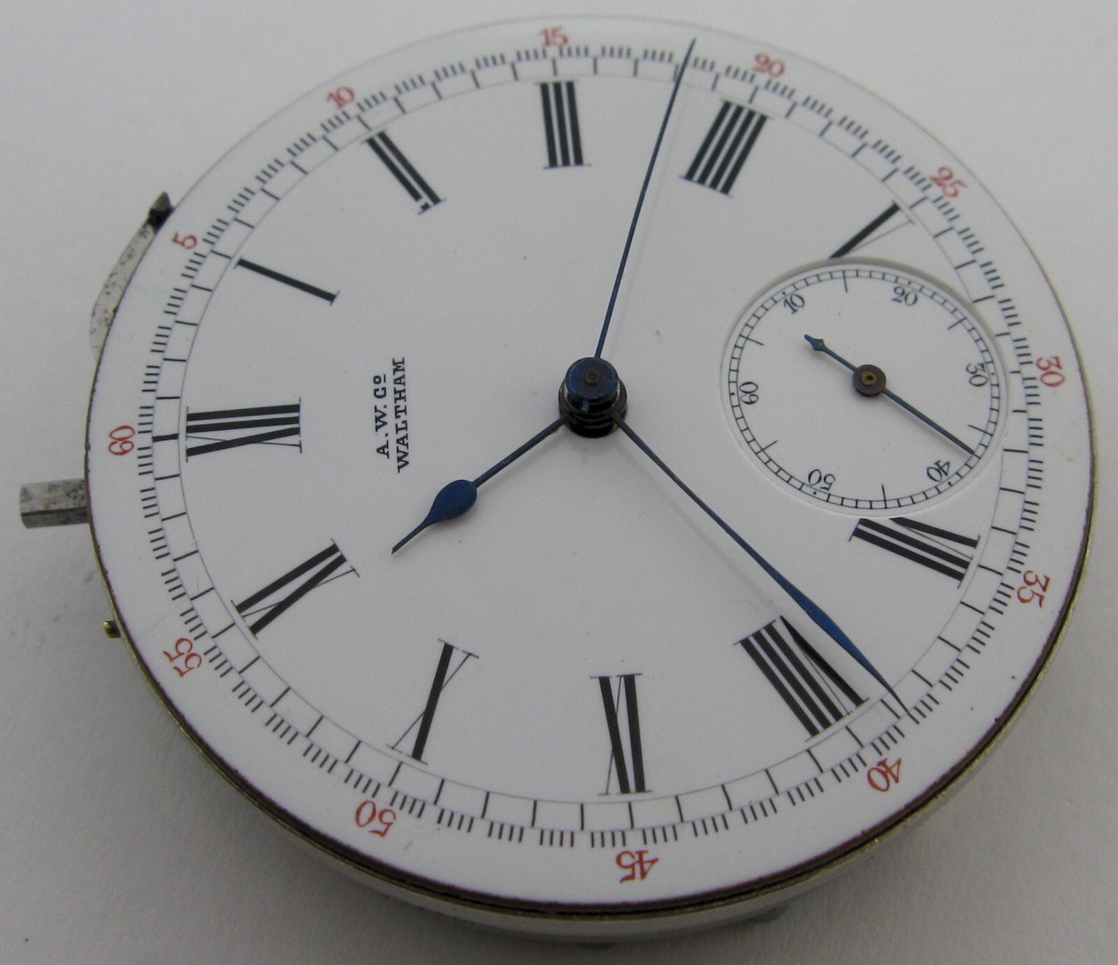Waltham 14s 1884 Watch Movement 17 jewels fit OF case Serial 2824132 for parts