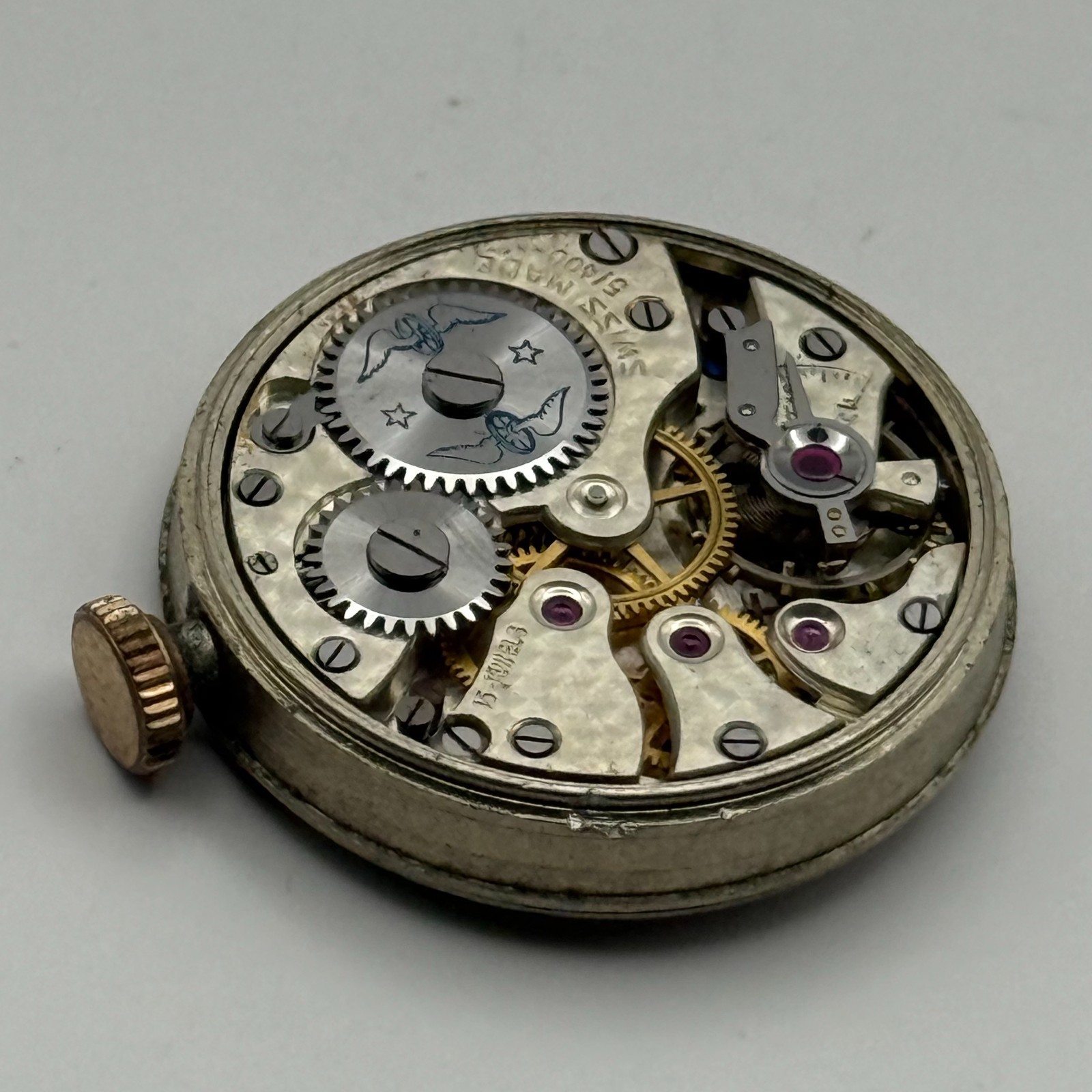 Rotary 5/400 Watch Movement Super Sports Shockproof Running Manual Parts 27.2mm