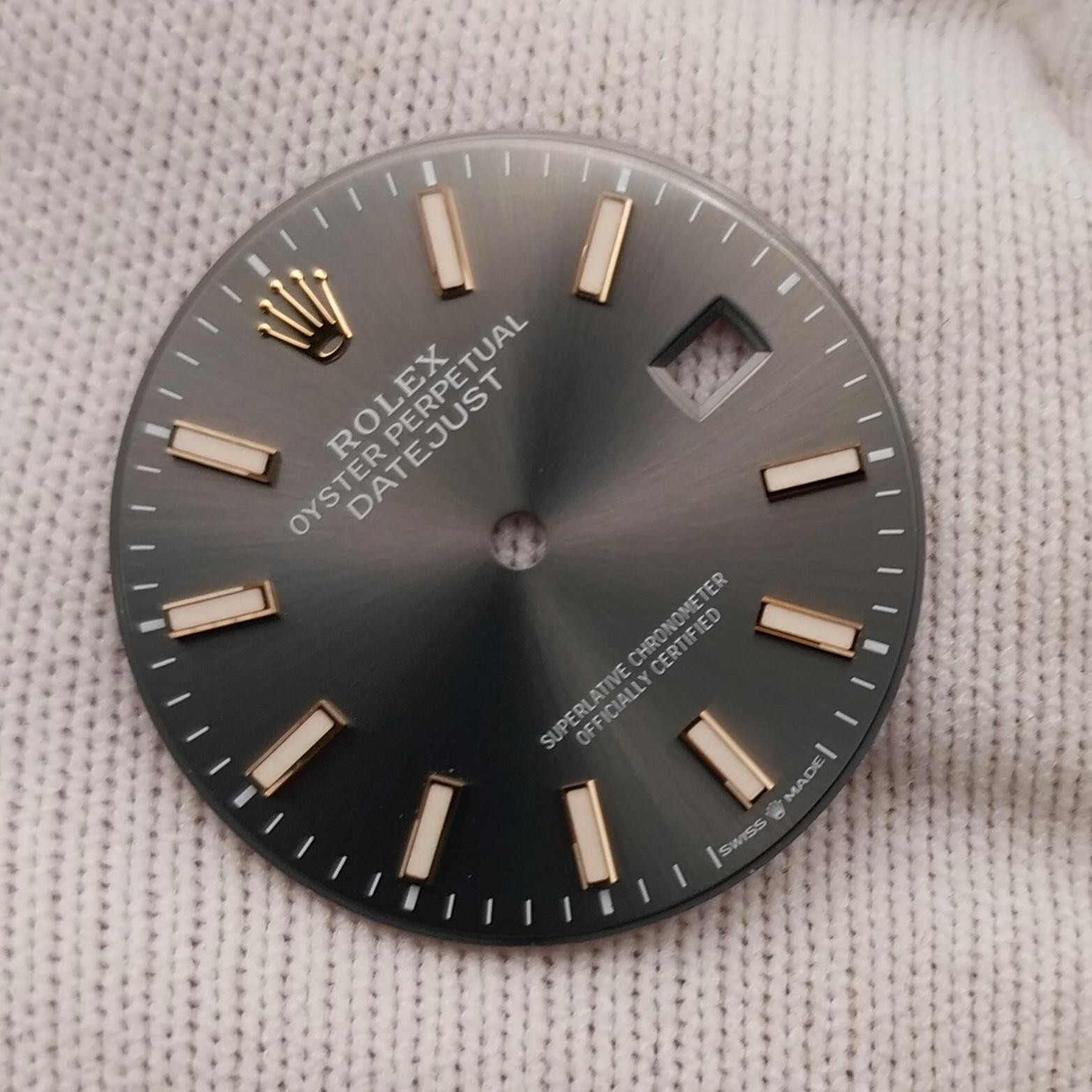 Rolex Oyster Perpetual Datejust Slate Dial for Watch 126231