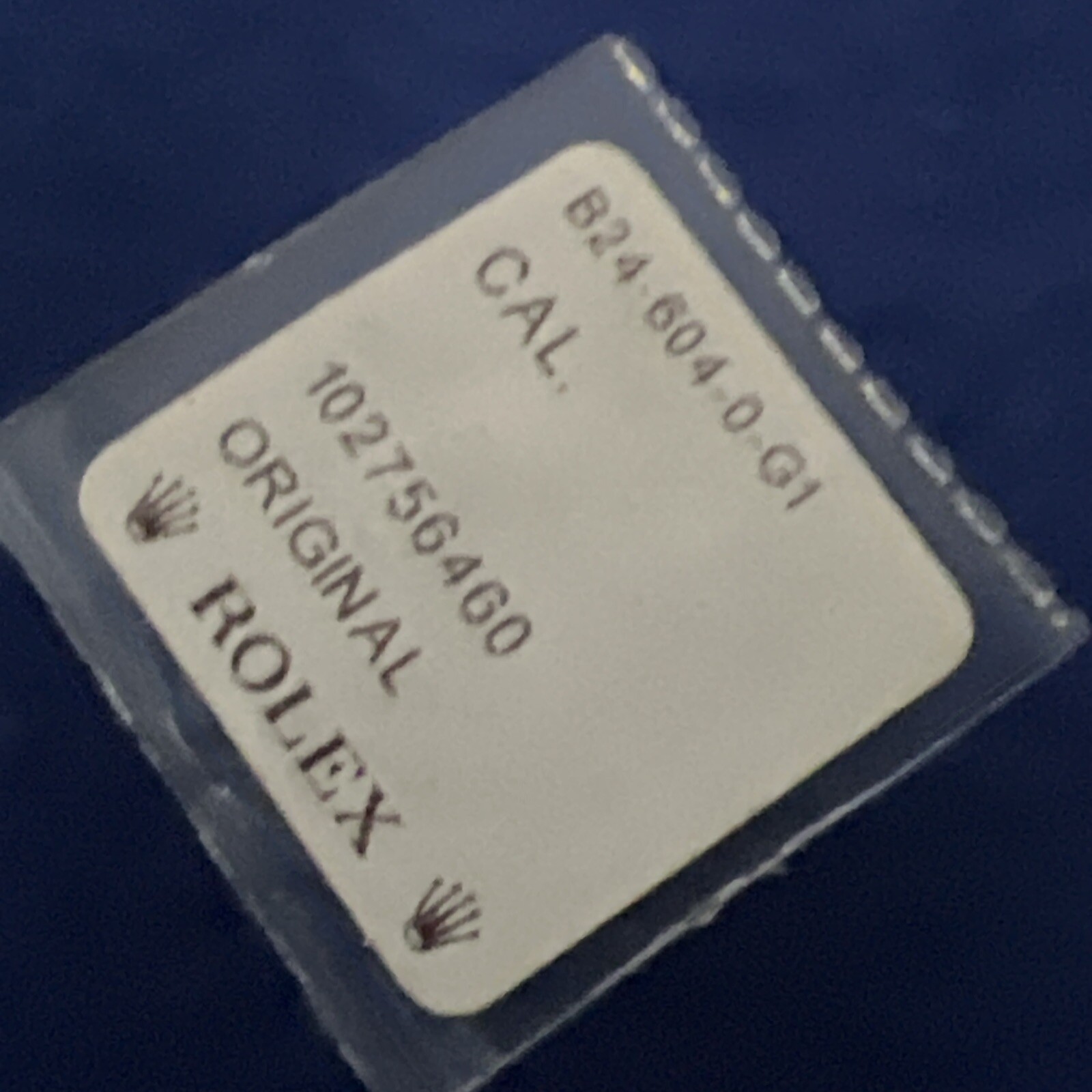 Original Rolex Crown B24-604-0 G1 Stainless Steel Factory Sealed Package 116200