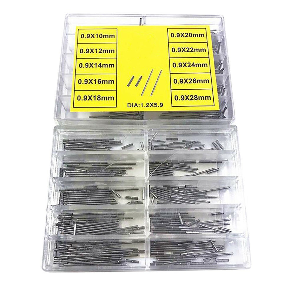 10-28mm 1.2mm Notched Tube 0.9mm Capsa Pin Tube Watch Band Strap Pin Bar Tube