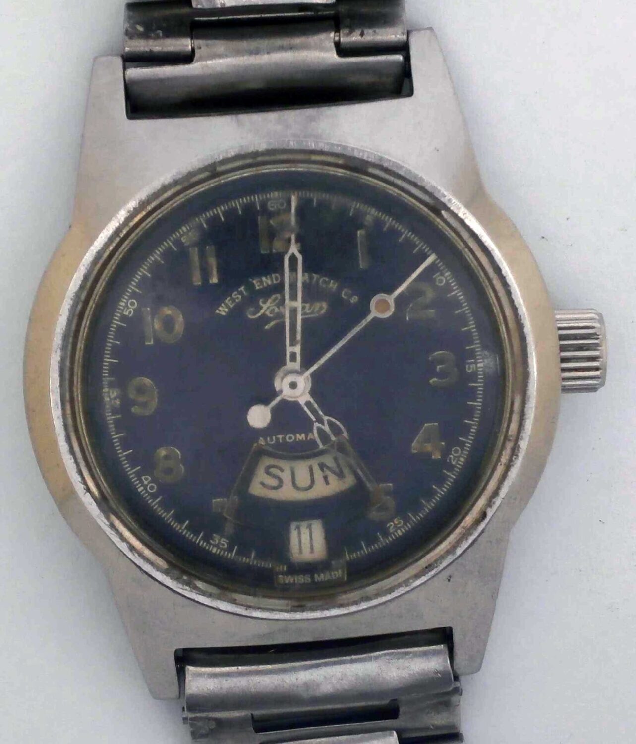 VTG WEST END Sowan Steel Wristwatch. Ref: S4289. Cal: 2878. For Repairs