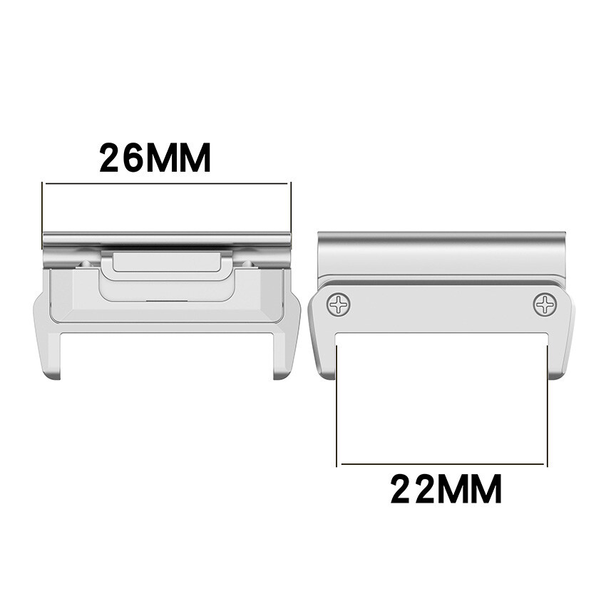 20/22/26mm Band Connectors Adapters for Garmin Fenix 8-5 Tactix7 Forerunner 965