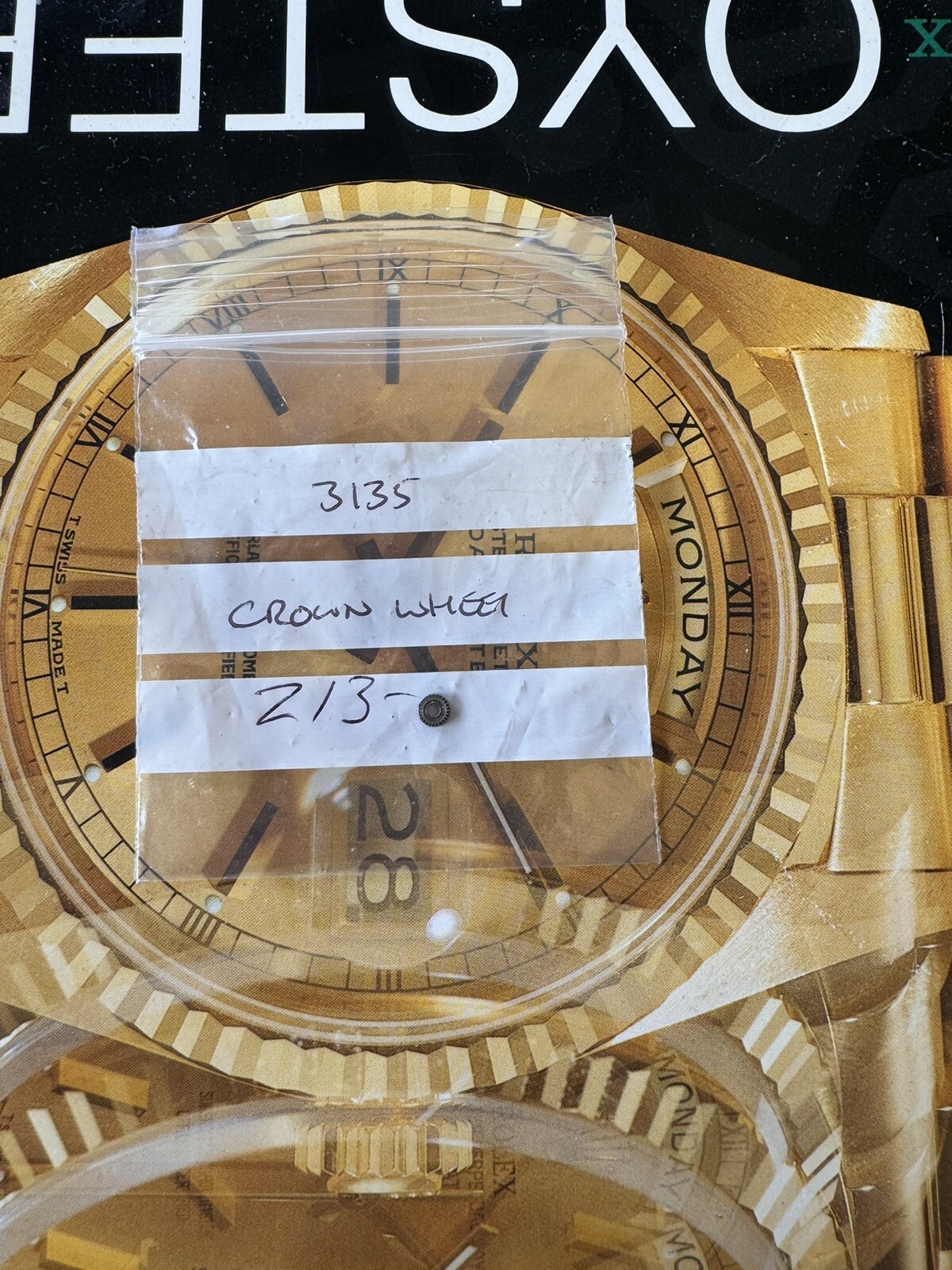 Original genuine Rolex Intermediate Crown Wheel CAL.3130 3135 part 213