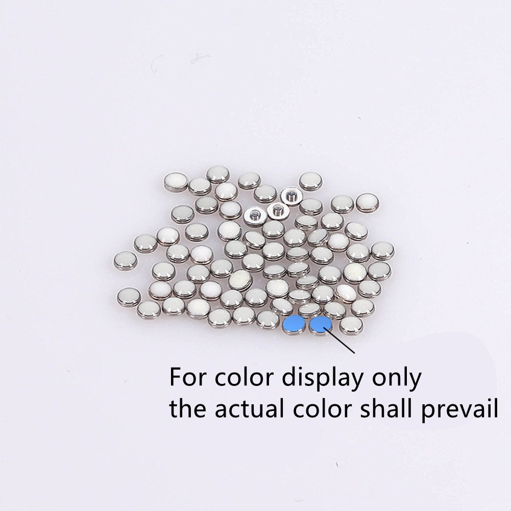 10Pack Alloy+Glass Universal Watch Luminous Bezel Dial Night Dot Pip Decoration