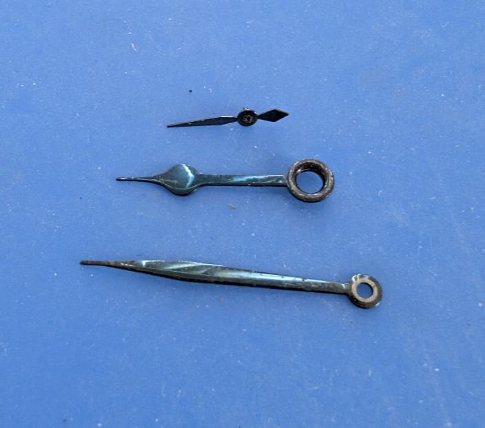 VINTAGE 16 SIZE WALTHAM VANGUARD WATCH HANDS SET